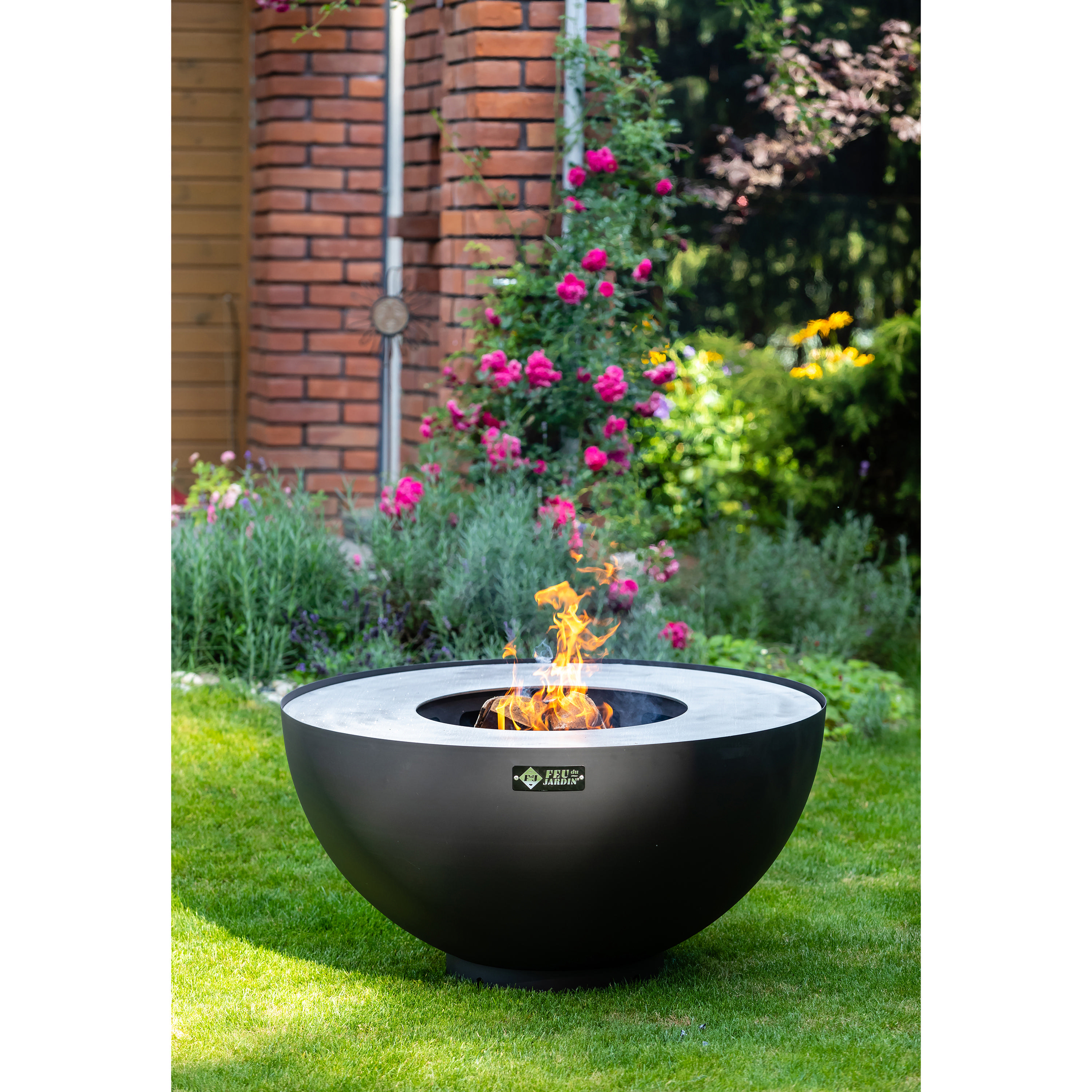 SUNSET BBQ 20.500.037 BOULE Feuerschale, Schwarz 