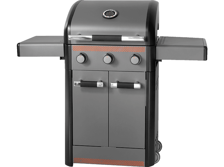 SUNSET BBQ 10.111.196 Verona 3B Gasgrill, Silber (11500 Watt)