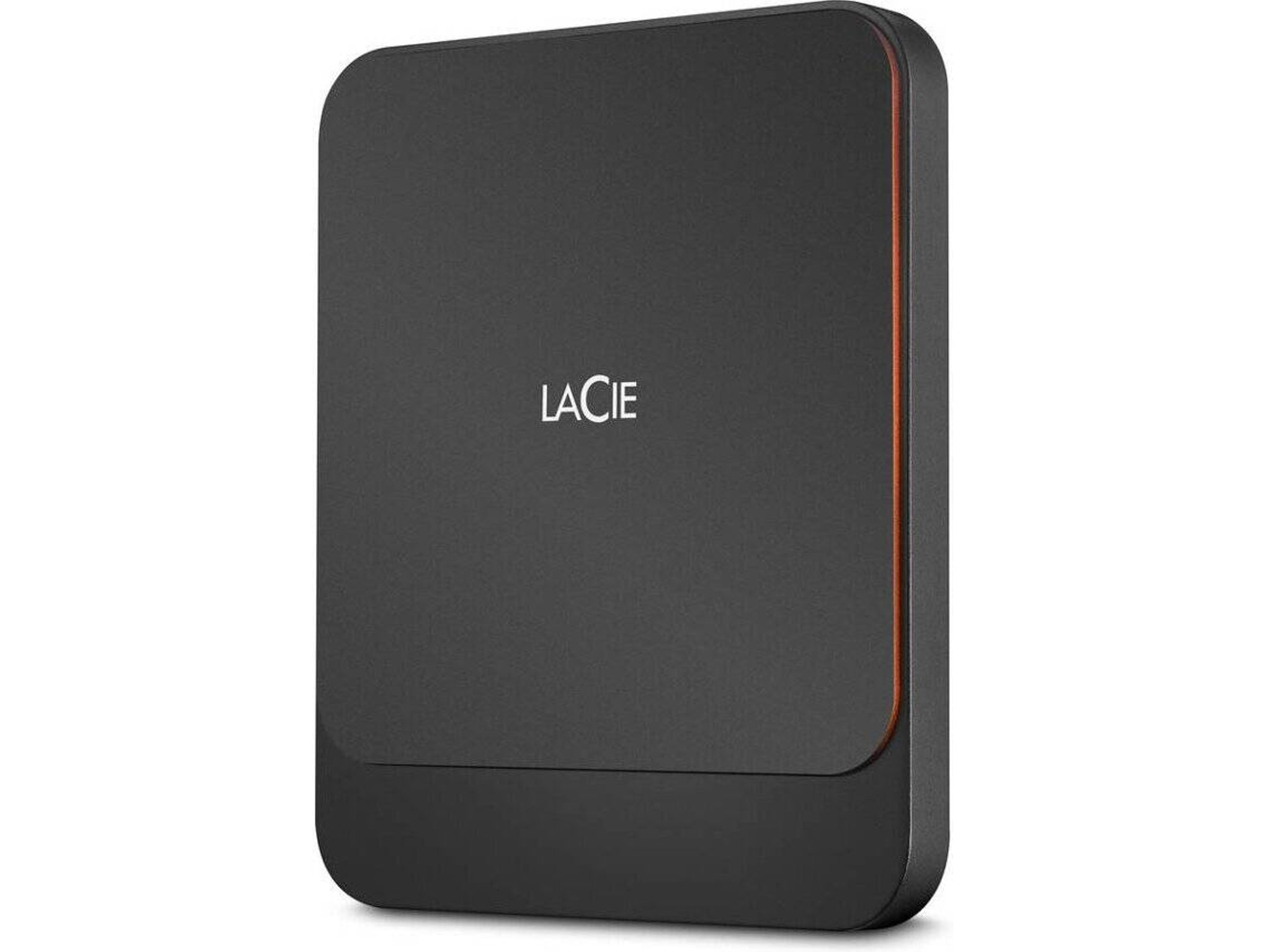 SSD externo 500 GB - LaCie STHK500800, USB 3.2, 540 MB/s, Naranja/Negro