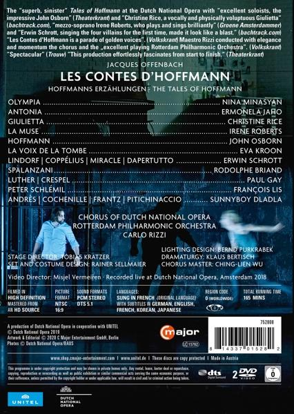 Various Dutch National Orchestra Philharmonic Of Contes Opera, Composers, D\'Hoffmann Les (DVD) - Rotterdam Chorus -