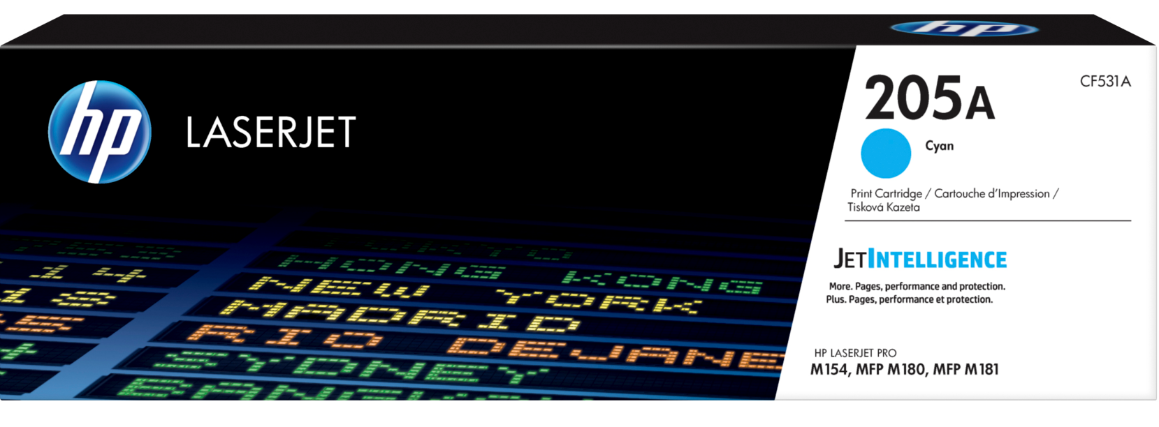 HP 205A ciánkék eredeti LaserJet tonerkazetta (CF531A)