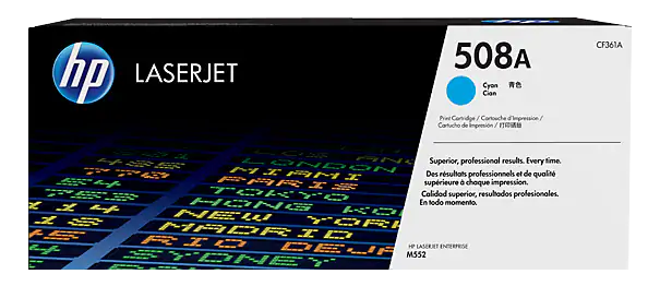 HP 508A ciánkék eredeti LaserJet tonerkazetta (CF361A)