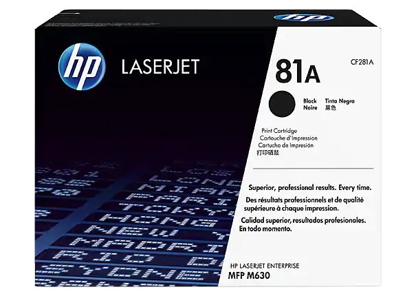HP 81A fekete eredeti LaserJet tonerkazetta (CF281A)