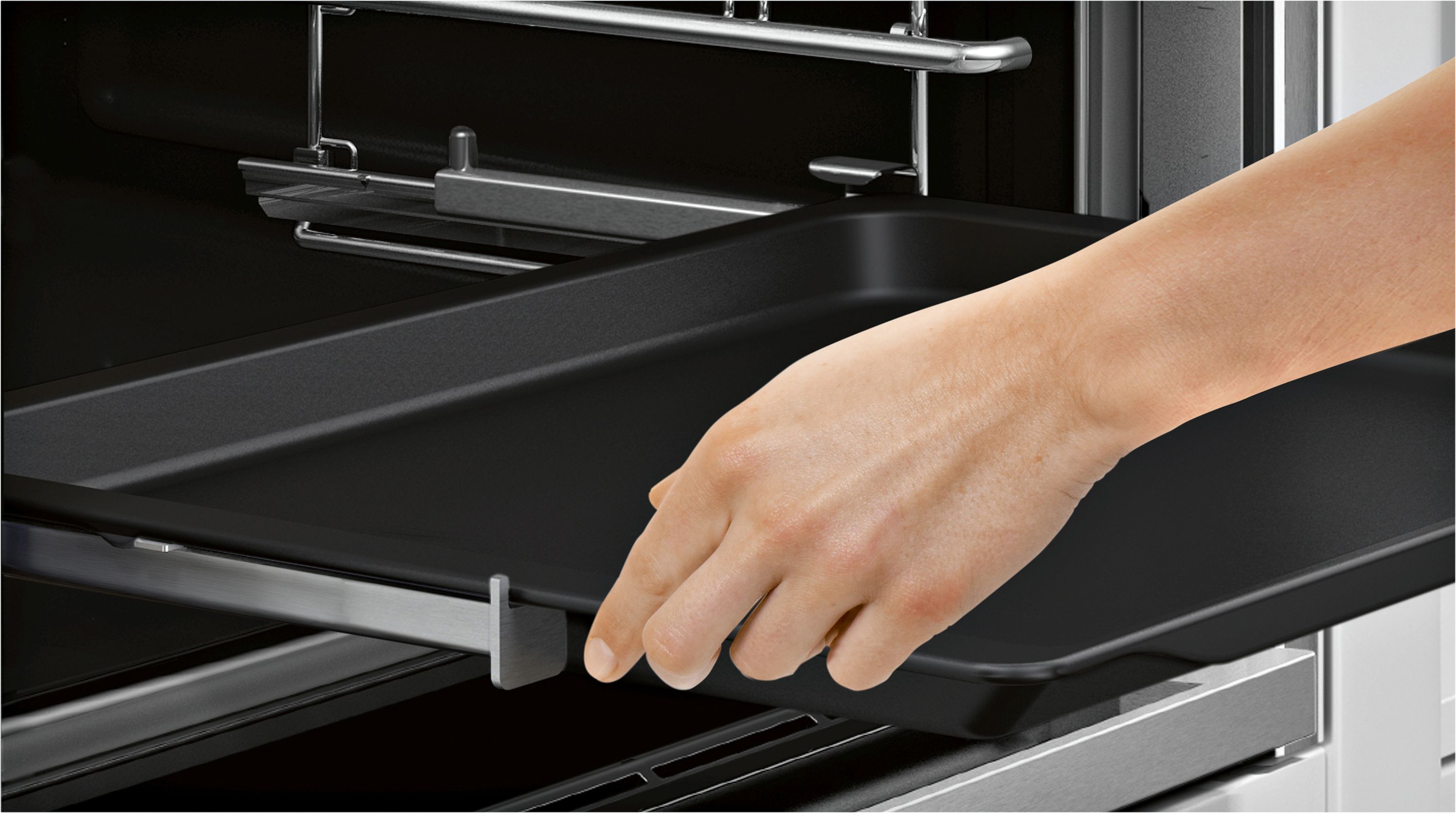 NEFF BFT 4664 N - B46FT64N0, Backofen (Einbaugerät, 71 l, 596 mm breit), Slide&Hide, Dampfgarfunktion