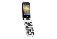 DORO 6620 - Telefono cellulare pieghevole (Nero/Bianco)