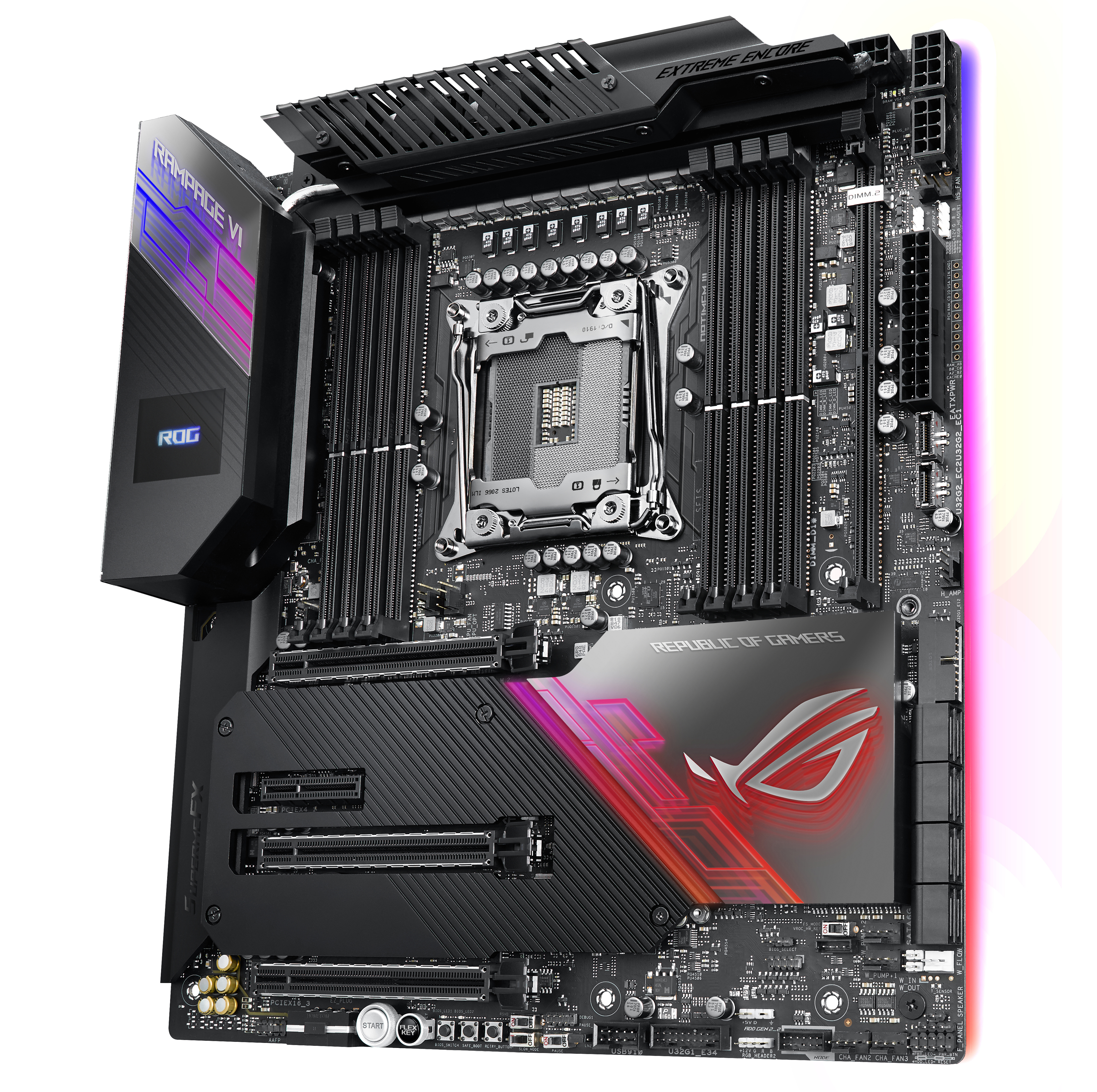 ASUS ROG Rampage VI Extreme Encore Mainboard Schwarz