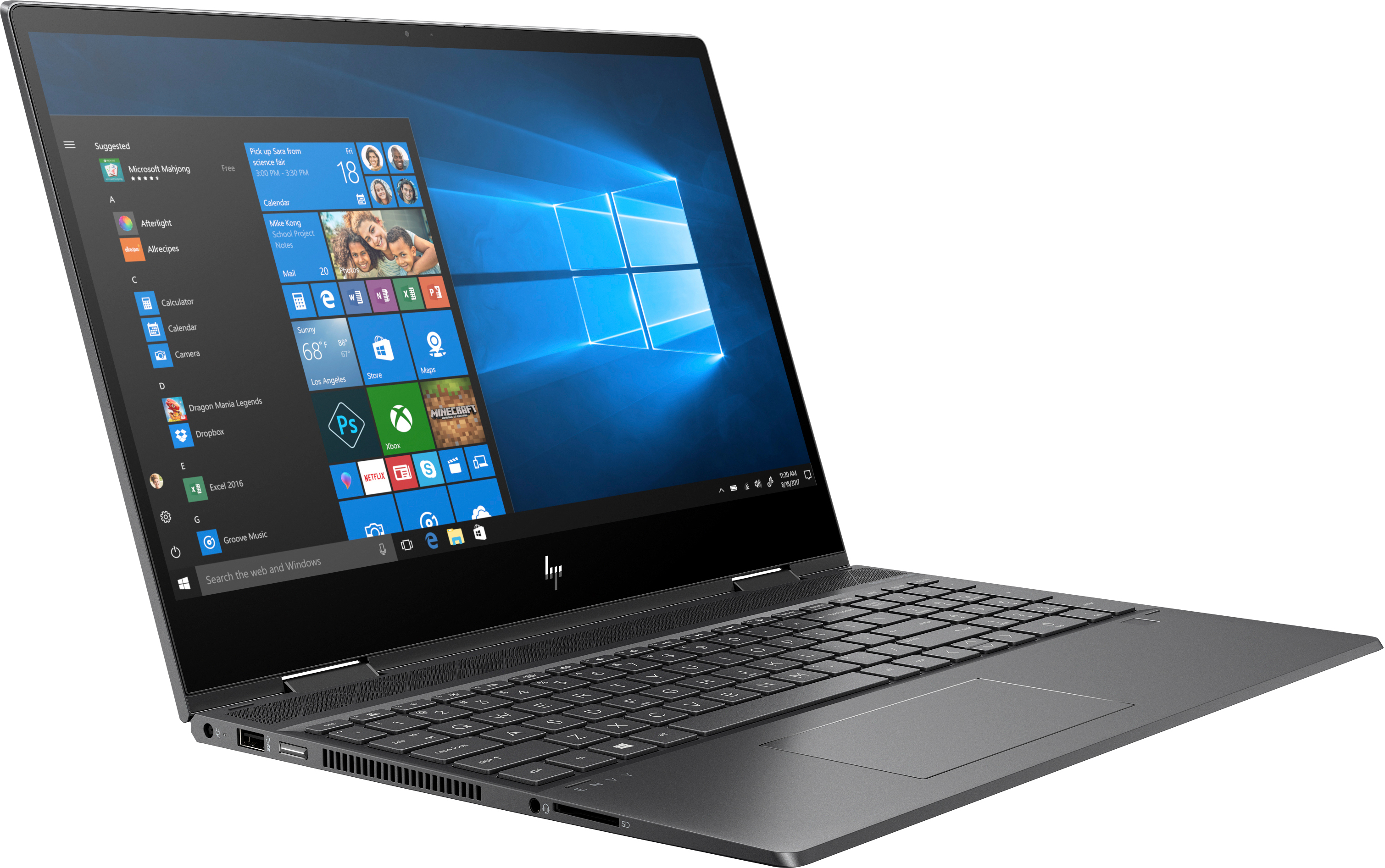 HP ENVY x360 15-ds0844nz - Convertible 2 in 1 Laptop (15.6 ", 512 GB SSD, Nightfall Black)