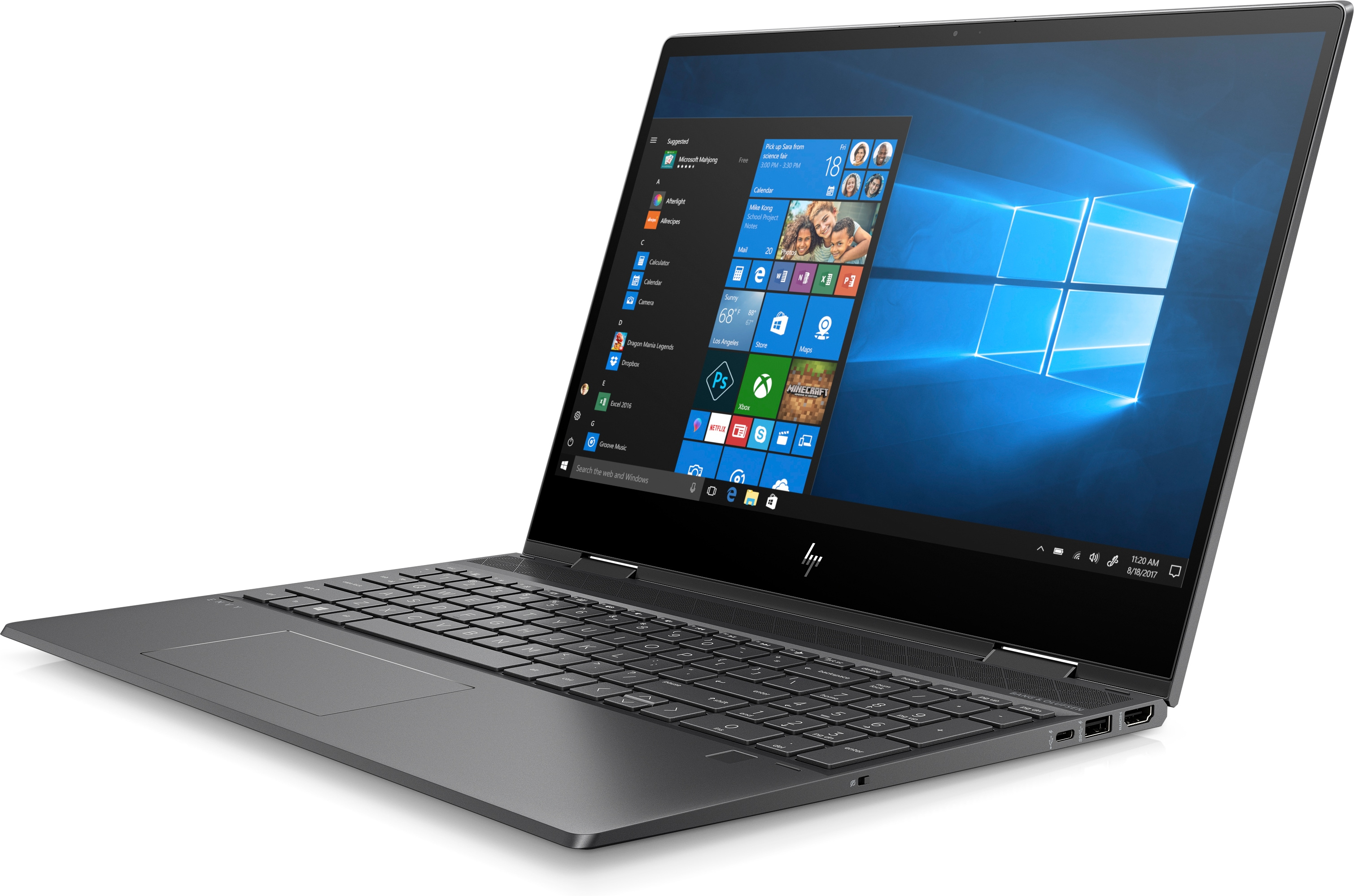 HP ENVY x360 15-ds0844nz - Convertible 2 in 1 Laptop (15.6 ", 512 GB SSD, Nightfall Black)