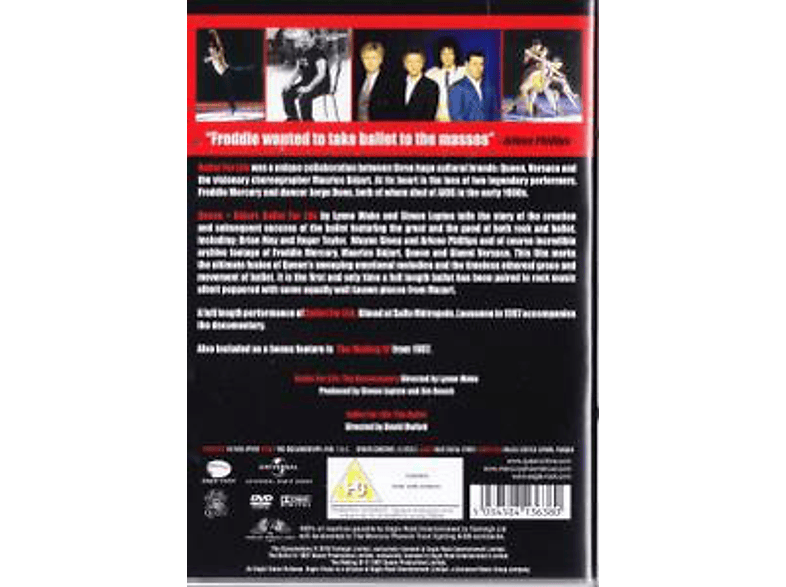 Thumbnail - Queen, Maurice Bejart - Ballet For Life (DVD)