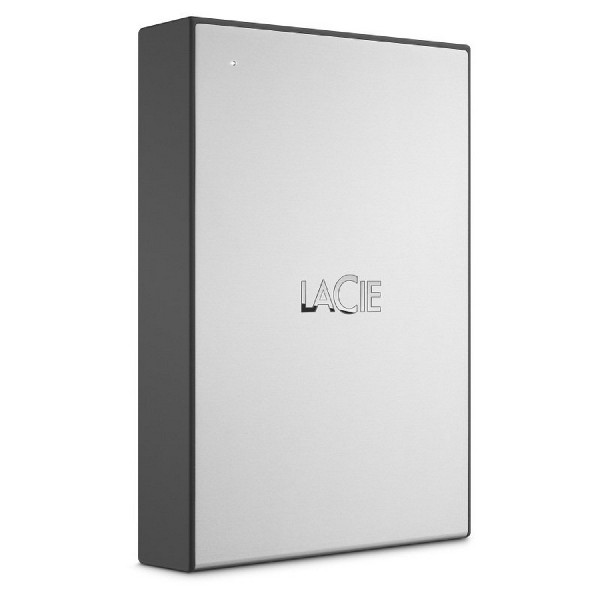 Disco duro externo 4 TB - LaCie STHY2000800, USB 3.0, HDD, Para PC, 2.5", Negro