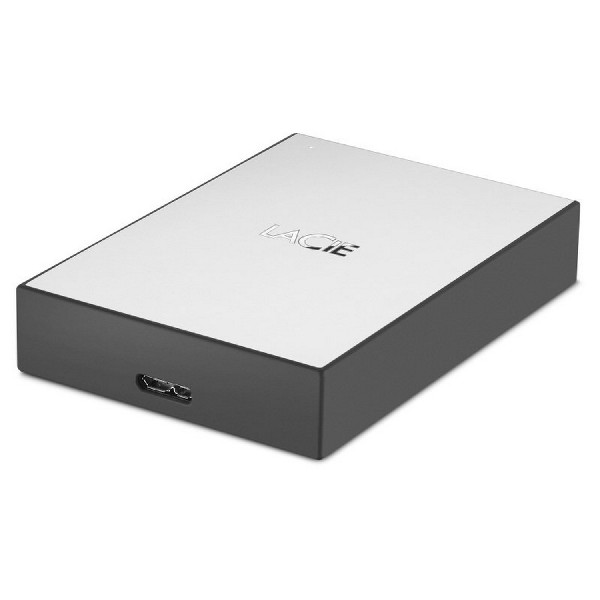Disco duro externo 4 TB - LaCie STHY2000800, USB 3.0, HDD, Para PC, 2.5", Negro