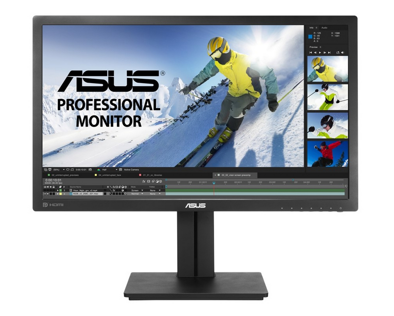 Monitor Asus Pb278qv 27 wqhd ips 5 ms 169 led178º hdmi displayport 250 cdm2 negro 27´´ 2k qhd 27“ profesional de 2560x1440 vga 100 srgb 75hz 5ms adaptivesync antiparpadeo luz azul baja intensidad pip pbp 686 cm 2560 1440 4718017407632 1x 1.4 1.2 3x usba3.2 1 usbb3.2