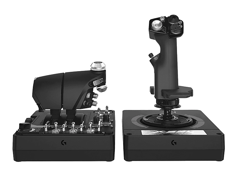 LOGITECH G X56 H.O.T.A.S. RGB-Controller, Throttle- und Stick-Simulation, Weltraum-Flugsimulation; Joystick und Gasregler — Foto 4 von 5
