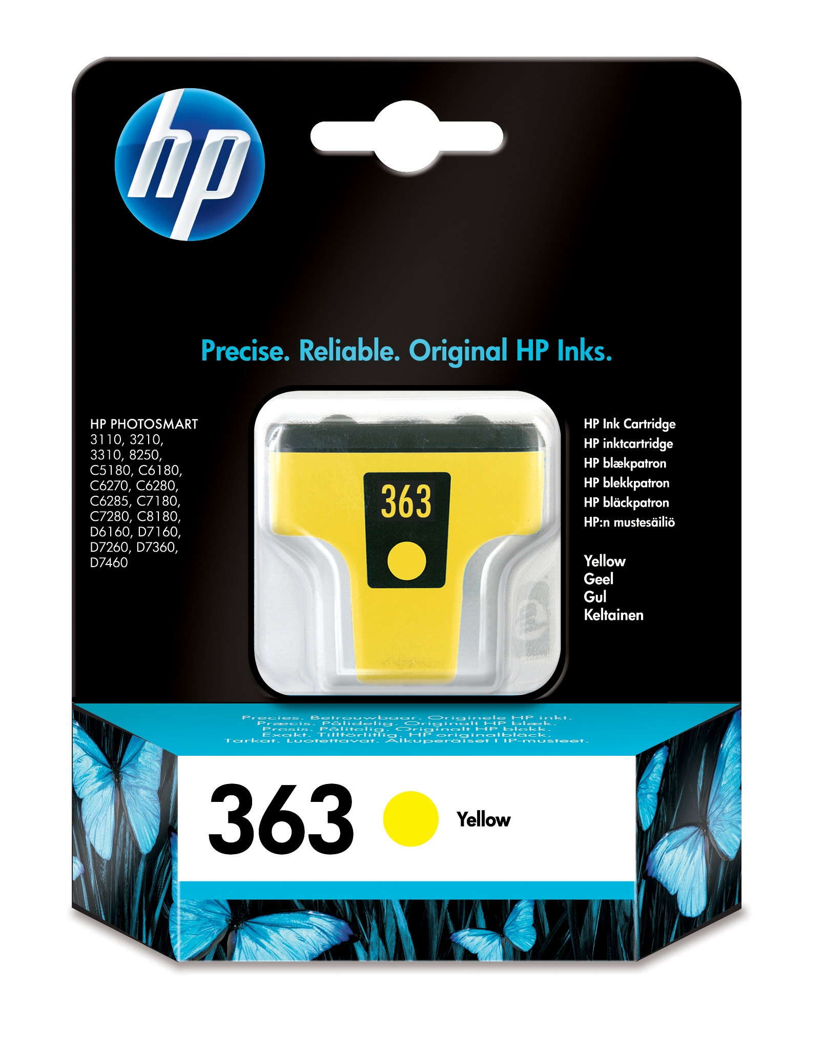 HP (C8773EE) Gelb 363 Tintenpatrone