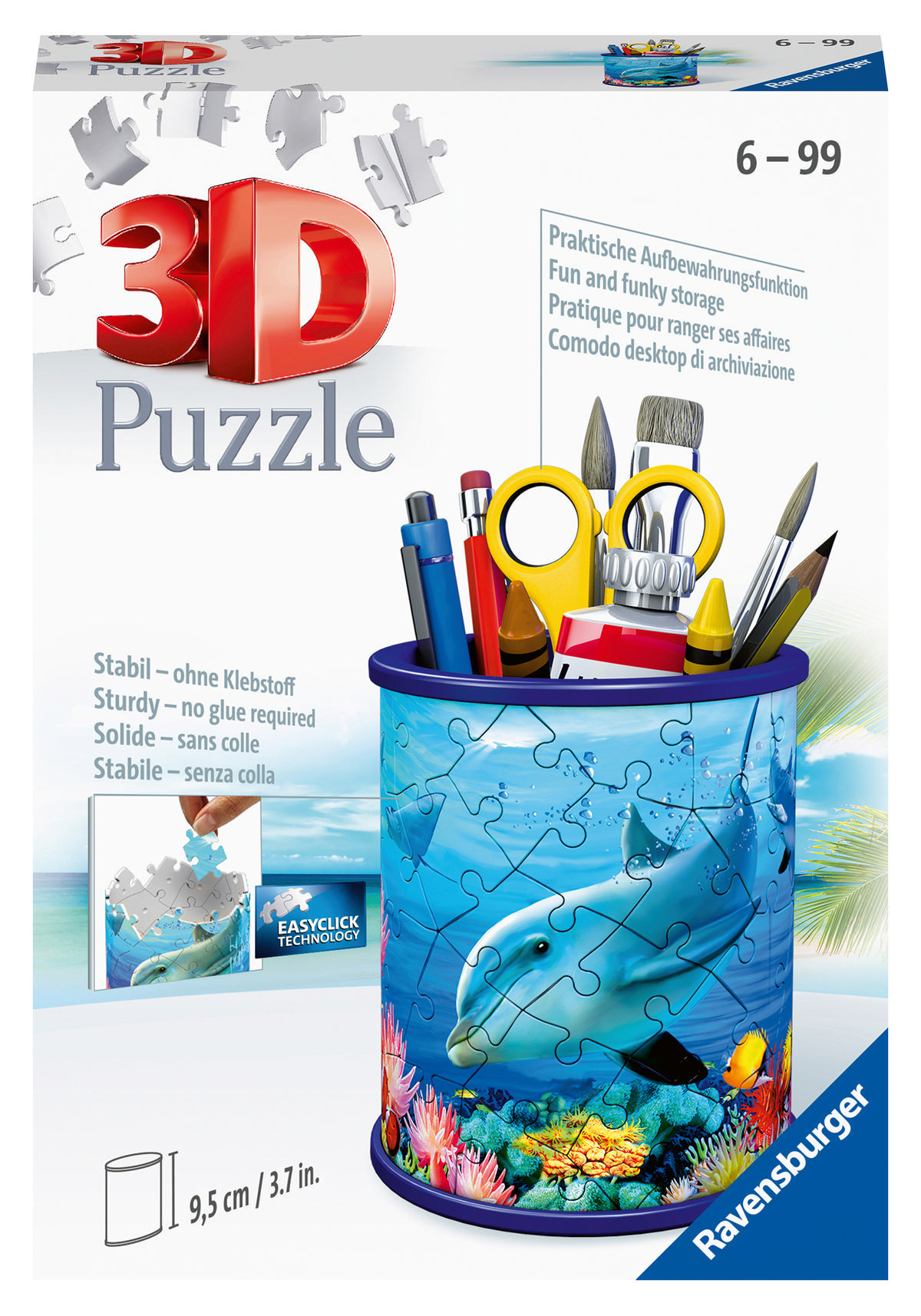 Puzzle RAVENSBURGER Mehrfarbig 3D Utensilo Unterwasserwelt