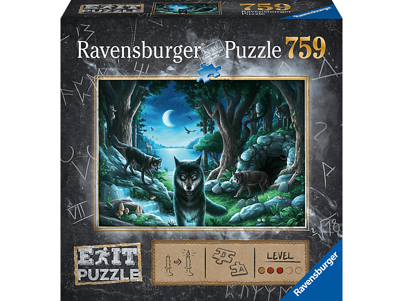 RAVENSBURGER EXIT Wolfsgeschichten Puzzle Mehrfarbig SATURN