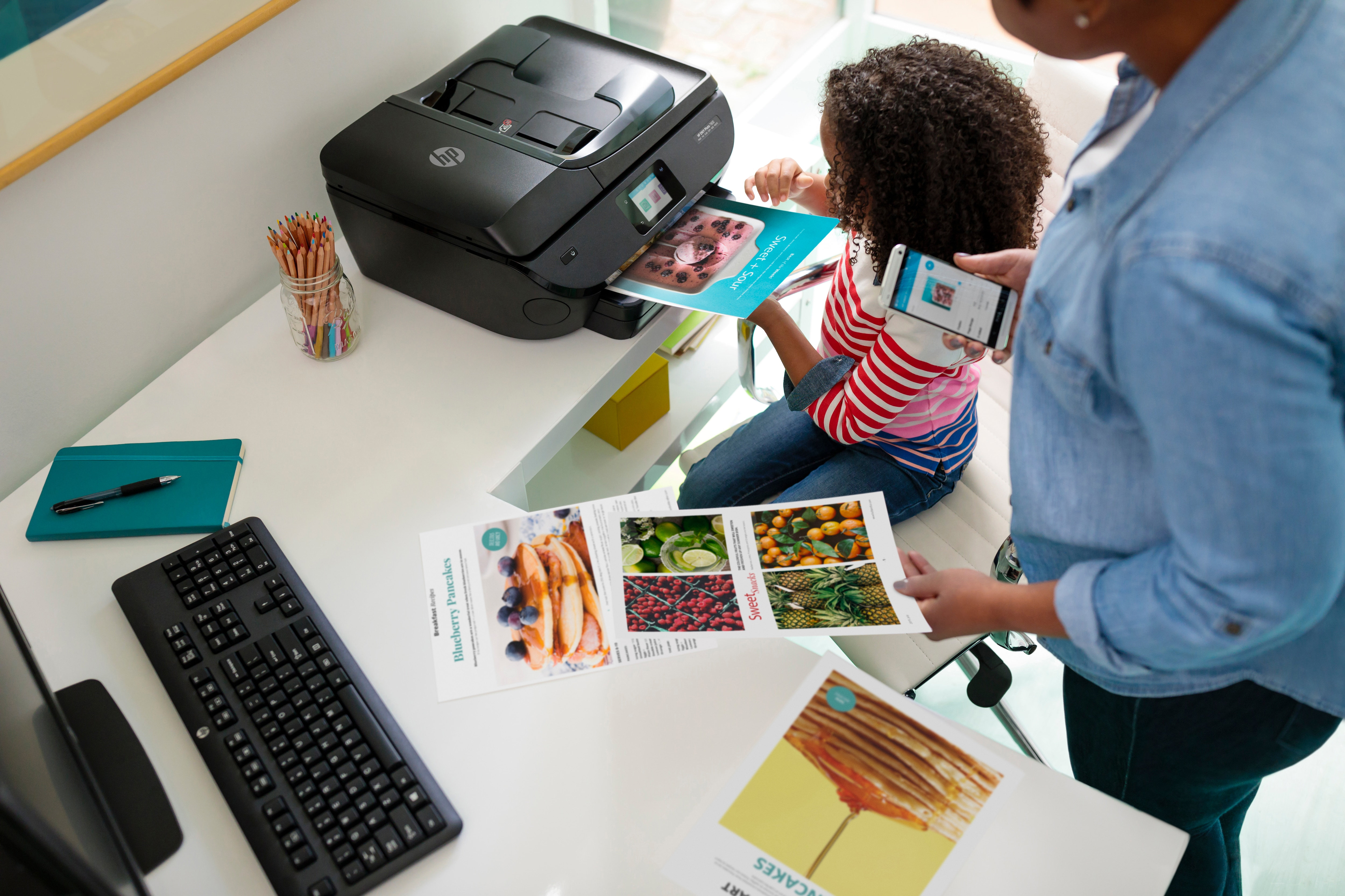 HP ENVY Photo Multifunktionsdrucker Netzwerkfähig Ink) 4-in-1 Inkjet Thermal (Instant 7830 WLAN