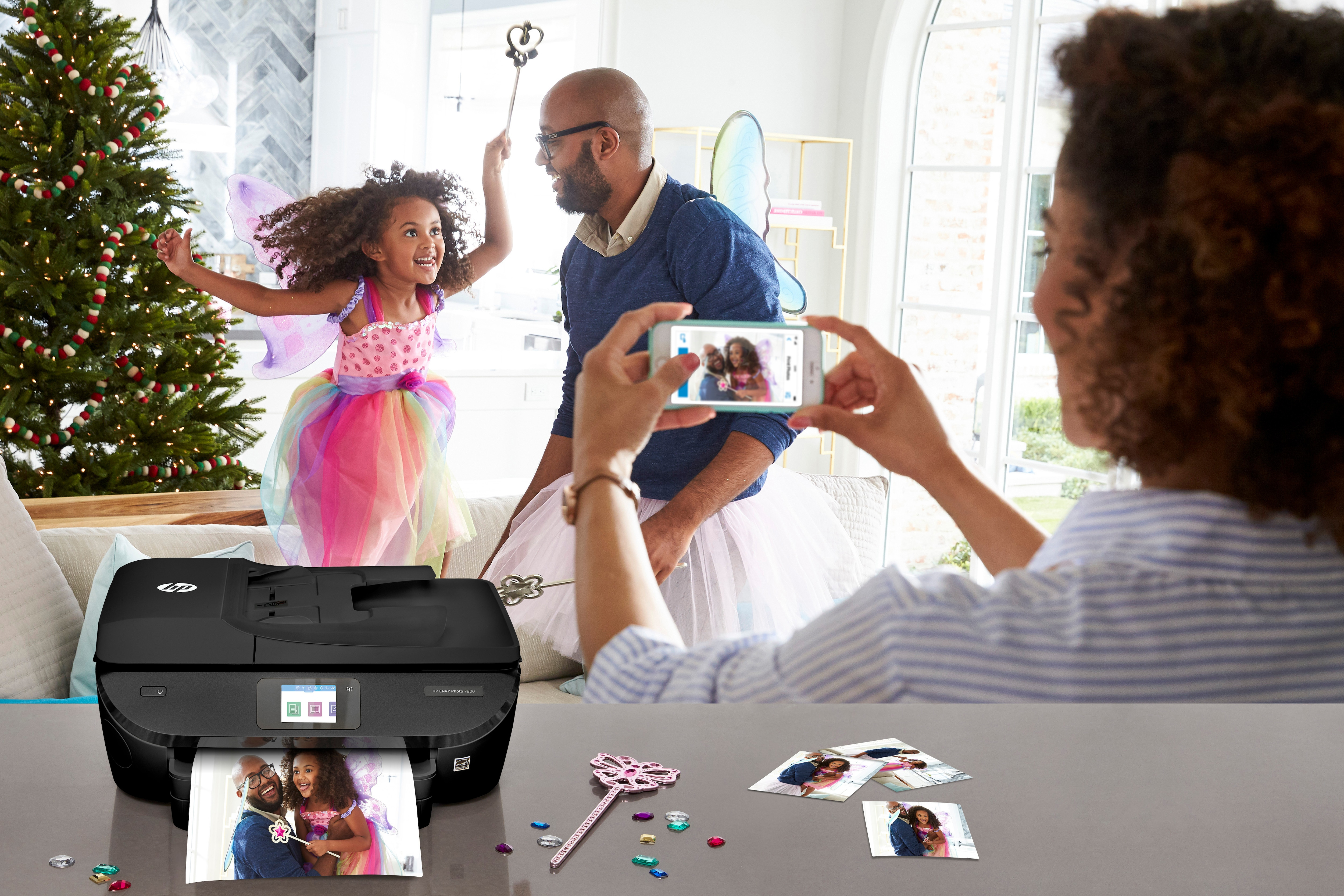 HP ENVY Photo Multifunktionsdrucker Netzwerkfähig Ink) 4-in-1 Inkjet Thermal (Instant 7830 WLAN