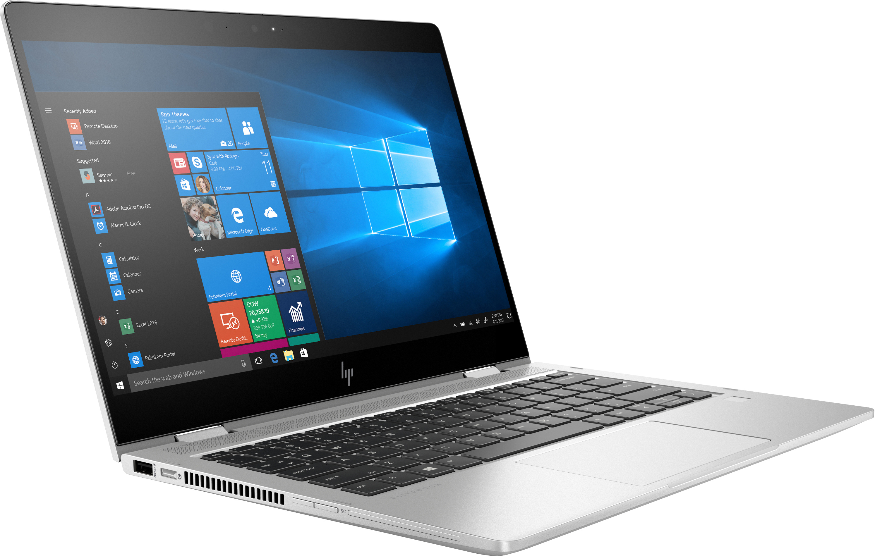 HP - B2B Zoll 8 13,3 620, G6, Intel® Touchscreen, mit (2-in-1) Prozessor, Display 256 x360 EliteBook Core™ i5 UHD Graphics GB Hybrid 830 Silber GB SSD, RAM