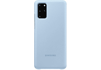 Funda - Samsung Clear View Cover, para Samsung Galaxy S20+, Con tapa, Visor notificaciones, Azul