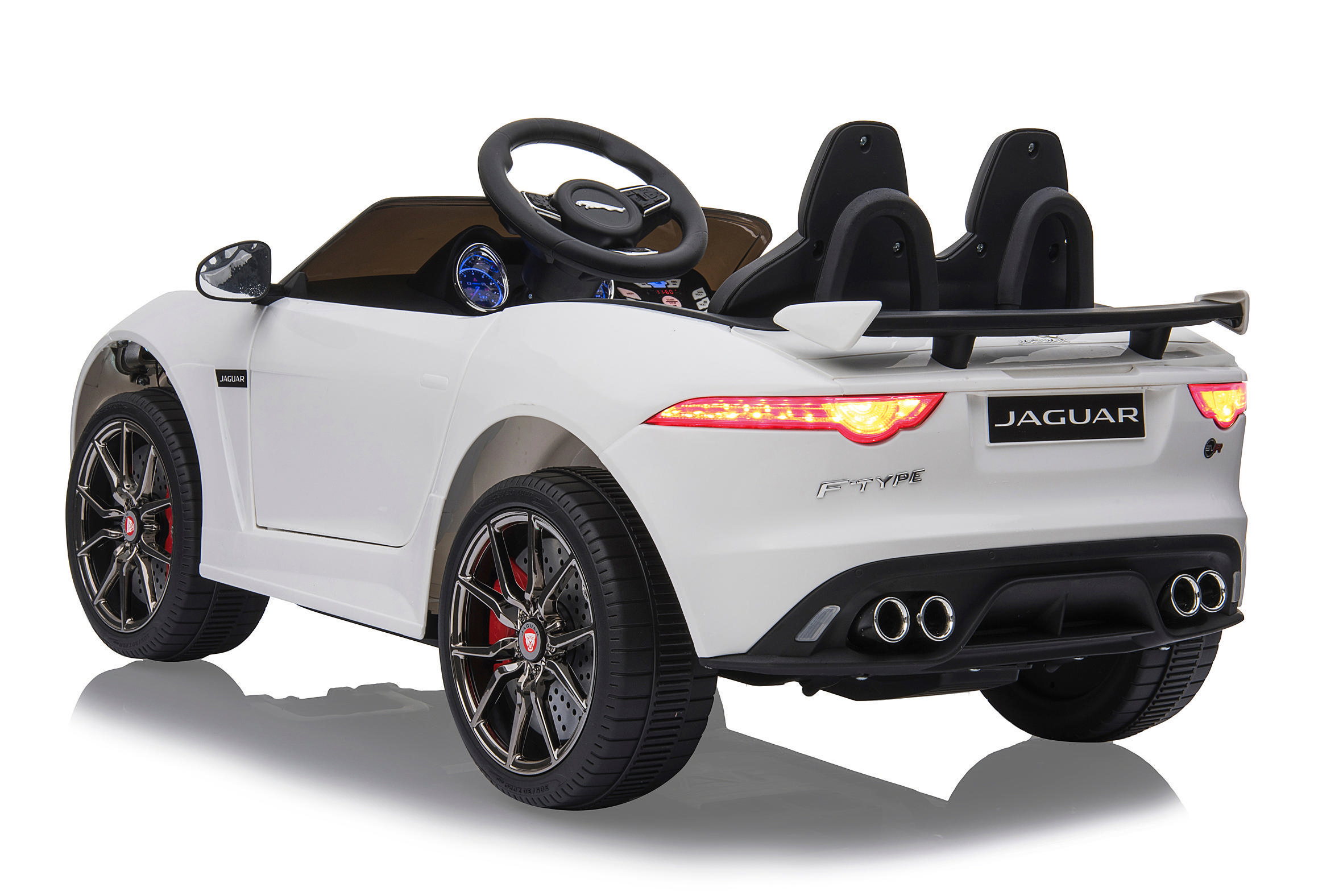 JAMARA KIDS Ride-on Jaguar F-Type SVR 12V Modellfahrzeug, Weiss
