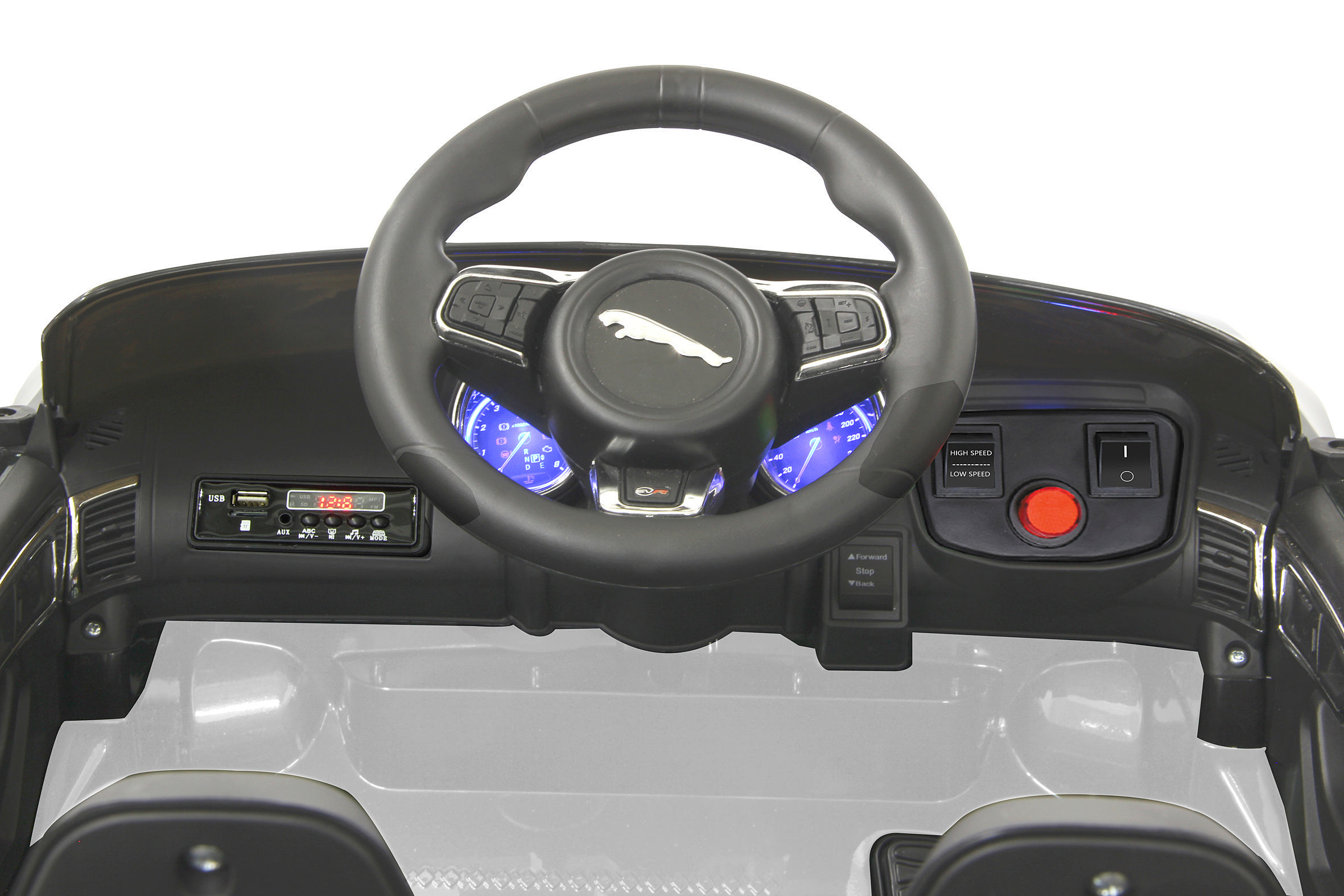 JAMARA KIDS Ride-on Jaguar F-Type SVR 12V Modellfahrzeug, Weiss