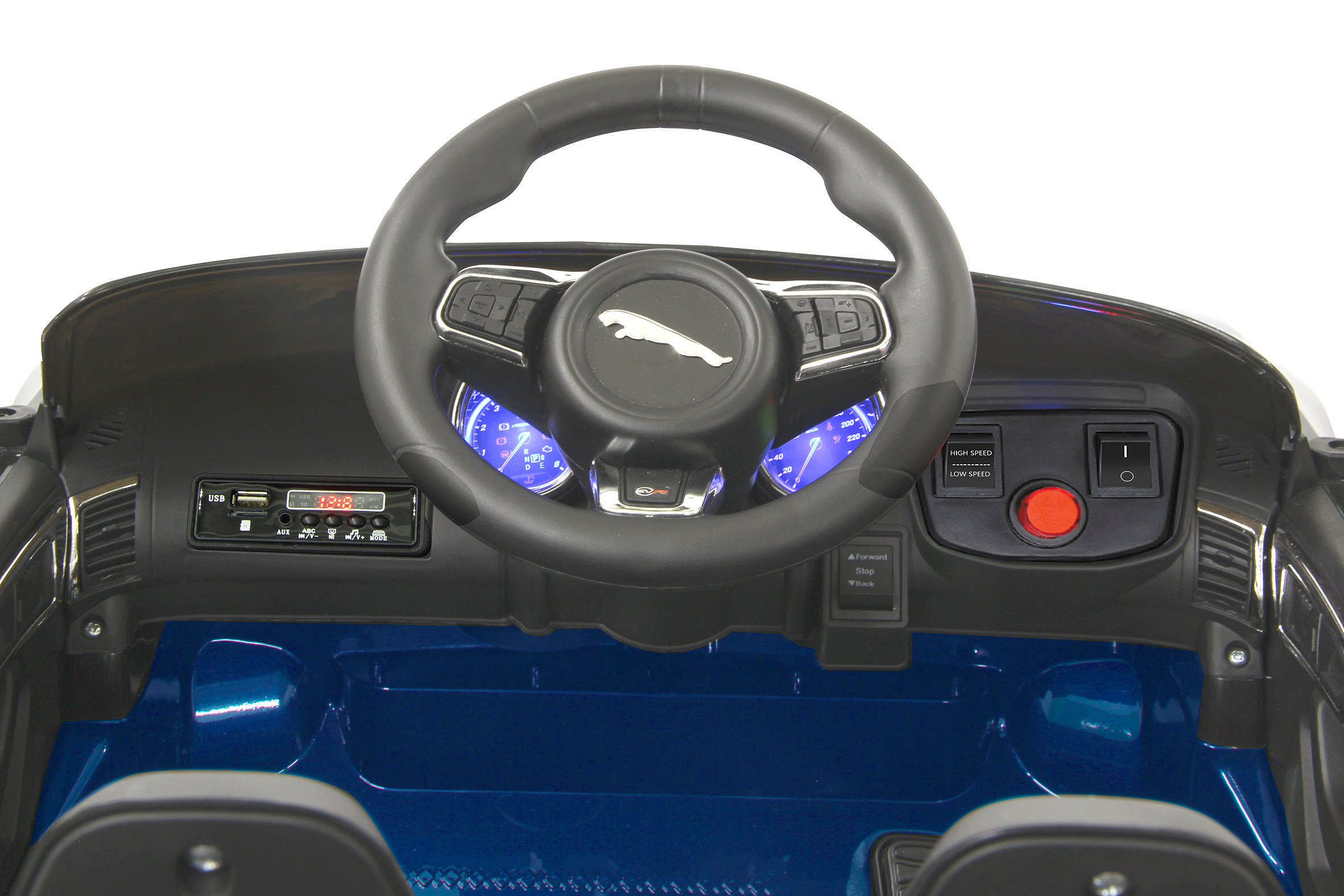 JAMARA KIDS Ride-on Jaguar F-Type SVR 12V Modellfahrzeug, Blau