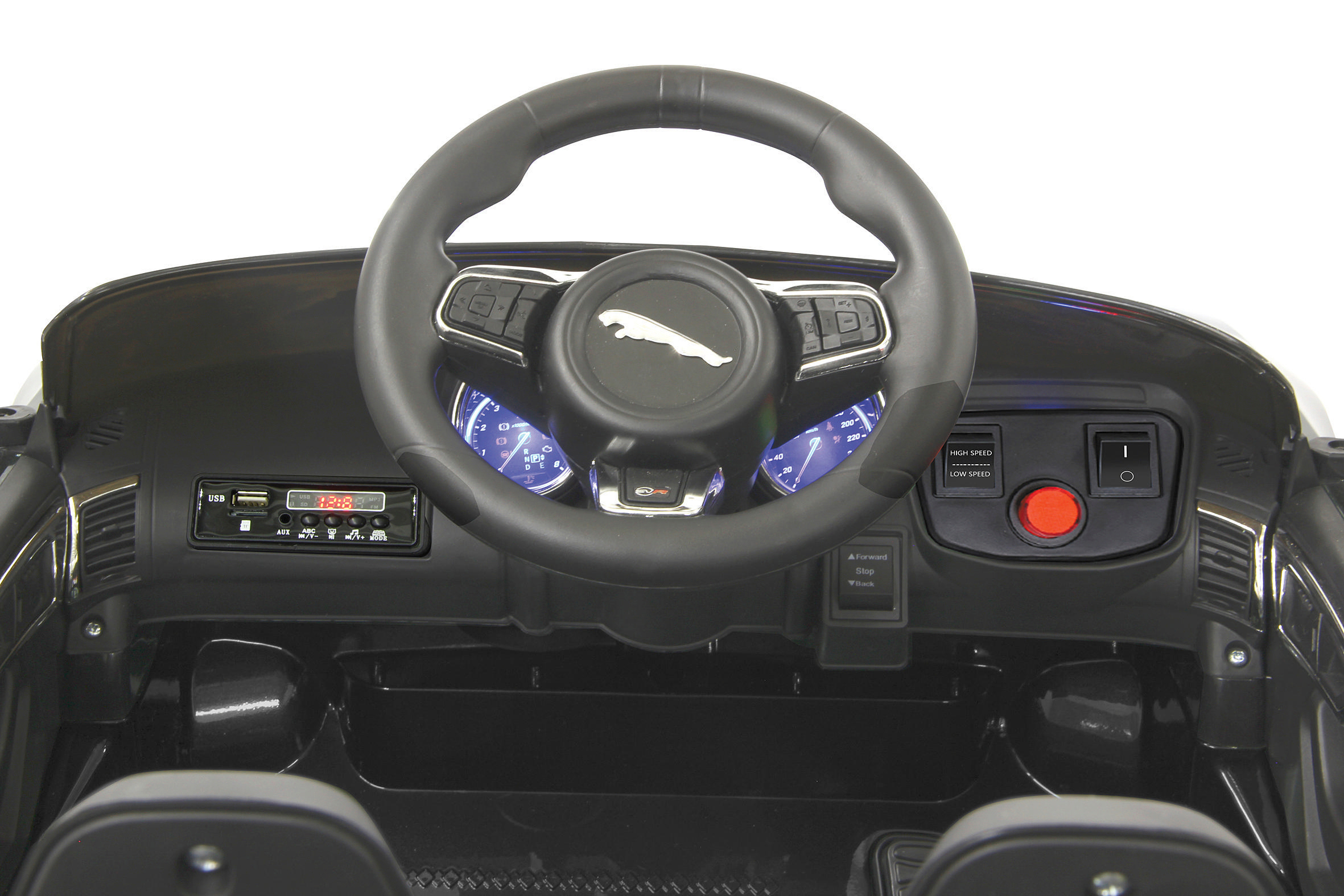 JAMARA KIDS Ride-on Jaguar F-Type SVR 12V Modellfahrzeug, Schwarz