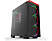 AIO GPA180703 Chroma Tempered Glass Gamer PC ház fekete, ventillátort nem tartalmaz