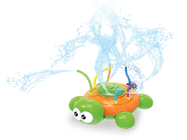JAMARA Mc Fizz Wassersprinkler Schildkröte Wasserspielzeug Grün/Gelb