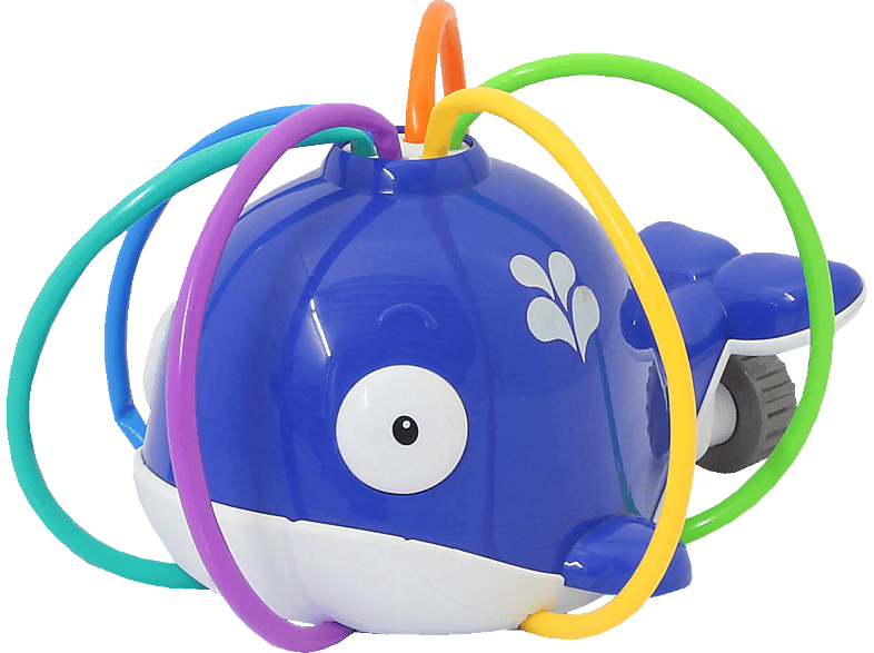 JAMARA Mc Fizz Wassersprinkler Blau/Weiß Wasserspielzeug Wal