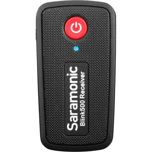 SARAMONIC Blink 500 B1 Ultra Kompakt Kablosuz Klipsli Mikrofon Sistemi, Yaka ve Çift Kanallı Alıcı Siyah