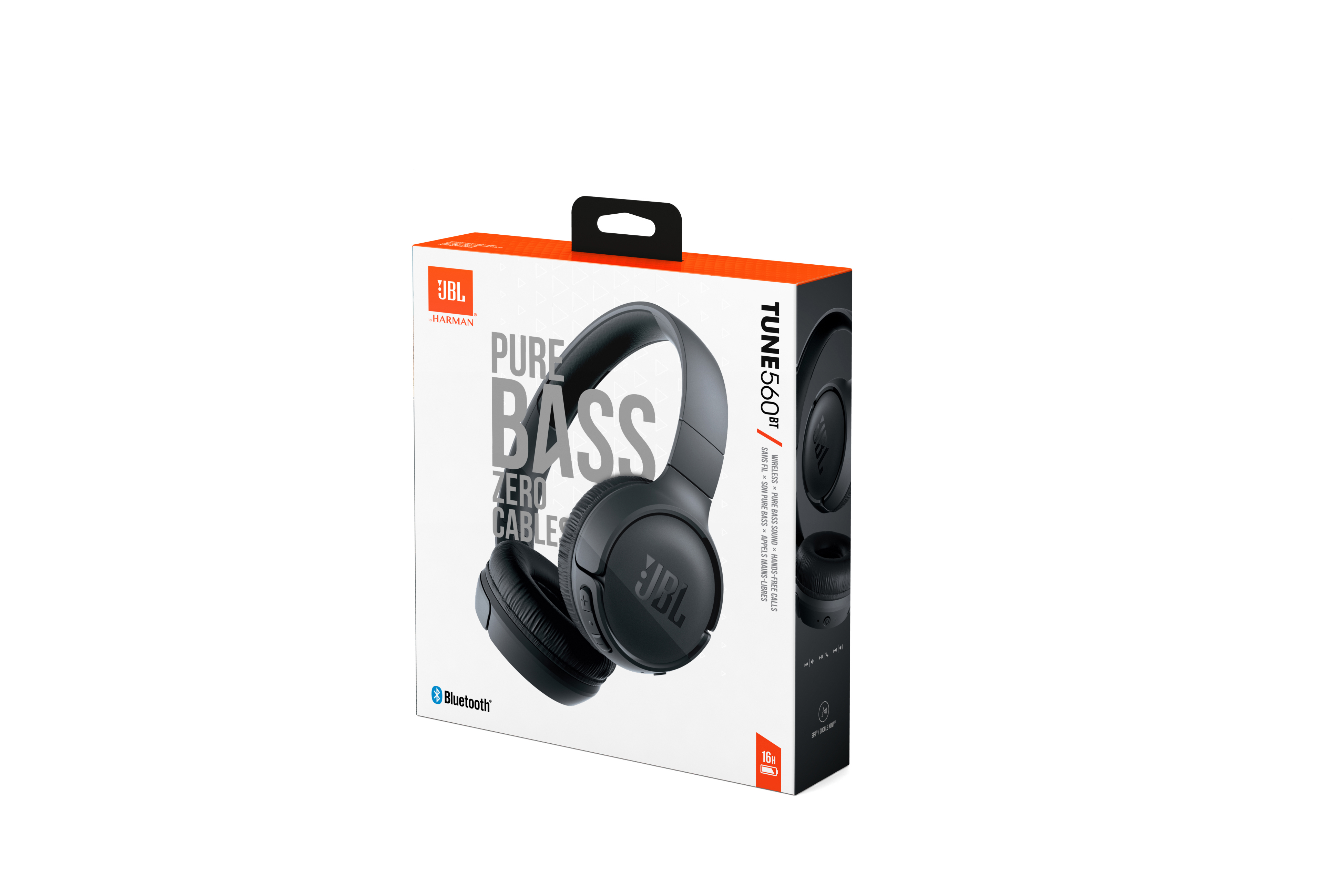 JBL T 560 BT, On-ear Kopfhörer Bluetooth Schwarz