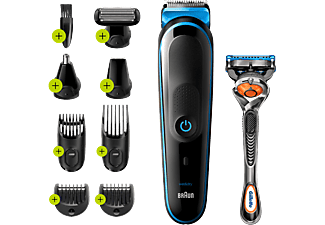 BRAUN MGK 5280 - Multigroomer (Nero/Blu)