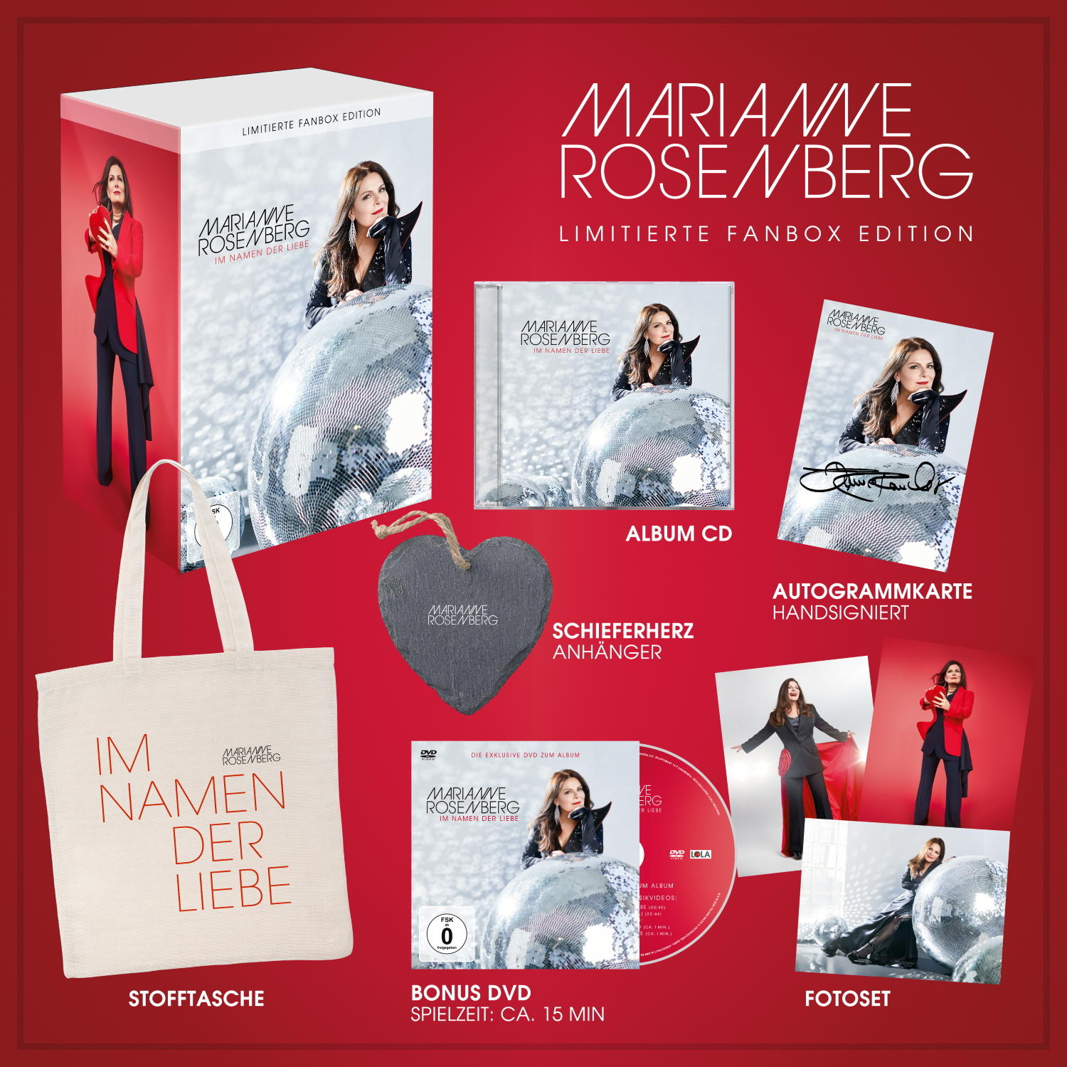 Marianne Rosenberg - Im Namen der Liebe (limitierte Fanbox Edition)  - (CD + DVD Video)