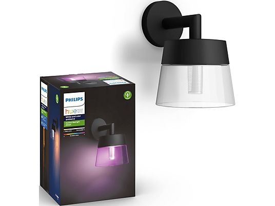 PHILIPS HUE Hue White and Color Ambiance Attract Outdoor - Luce parete esterno (Nero)
