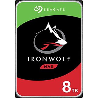 SEAGATE 8TB Festlplatte IronWolf NAS HDD, SATA 6Gb/s, 3.5 Zoll