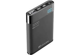 CELLULAR-LINE Portable Charger Freepower Manta HD 5000 mAh Zwart