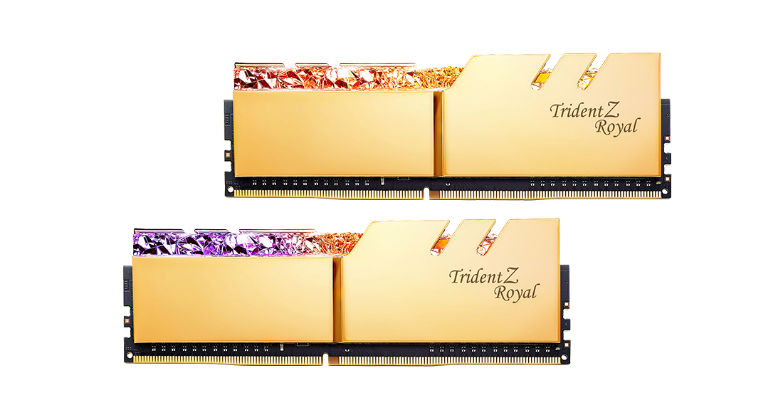G.SKILL F4-3200C14D-16GTRG Trident Z Royal Arbeitsspeicher 16 GB DDR4