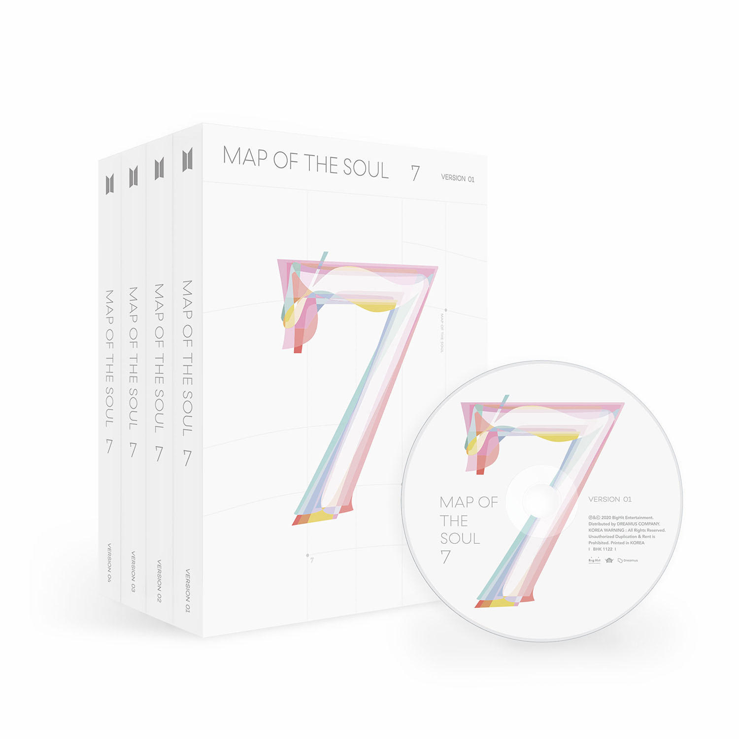 BTS - Map Of The Soul: 7 (Box+Schlüssel-Anhänger Nur Online)  - (CD + Merchandising)