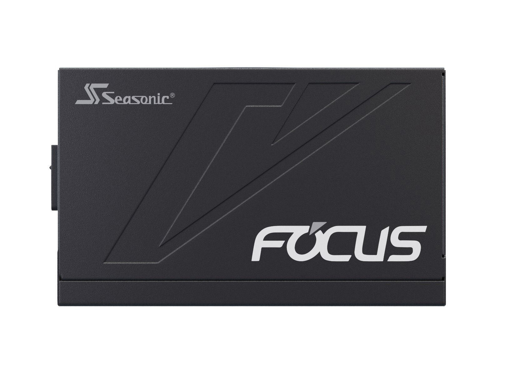 Schwarzes Seasonic Focus Netzteil.