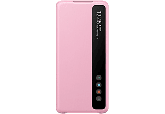 SAMSUNG OSAM-EF-ZG985CPEG S20+ clear view cover tok, Pink