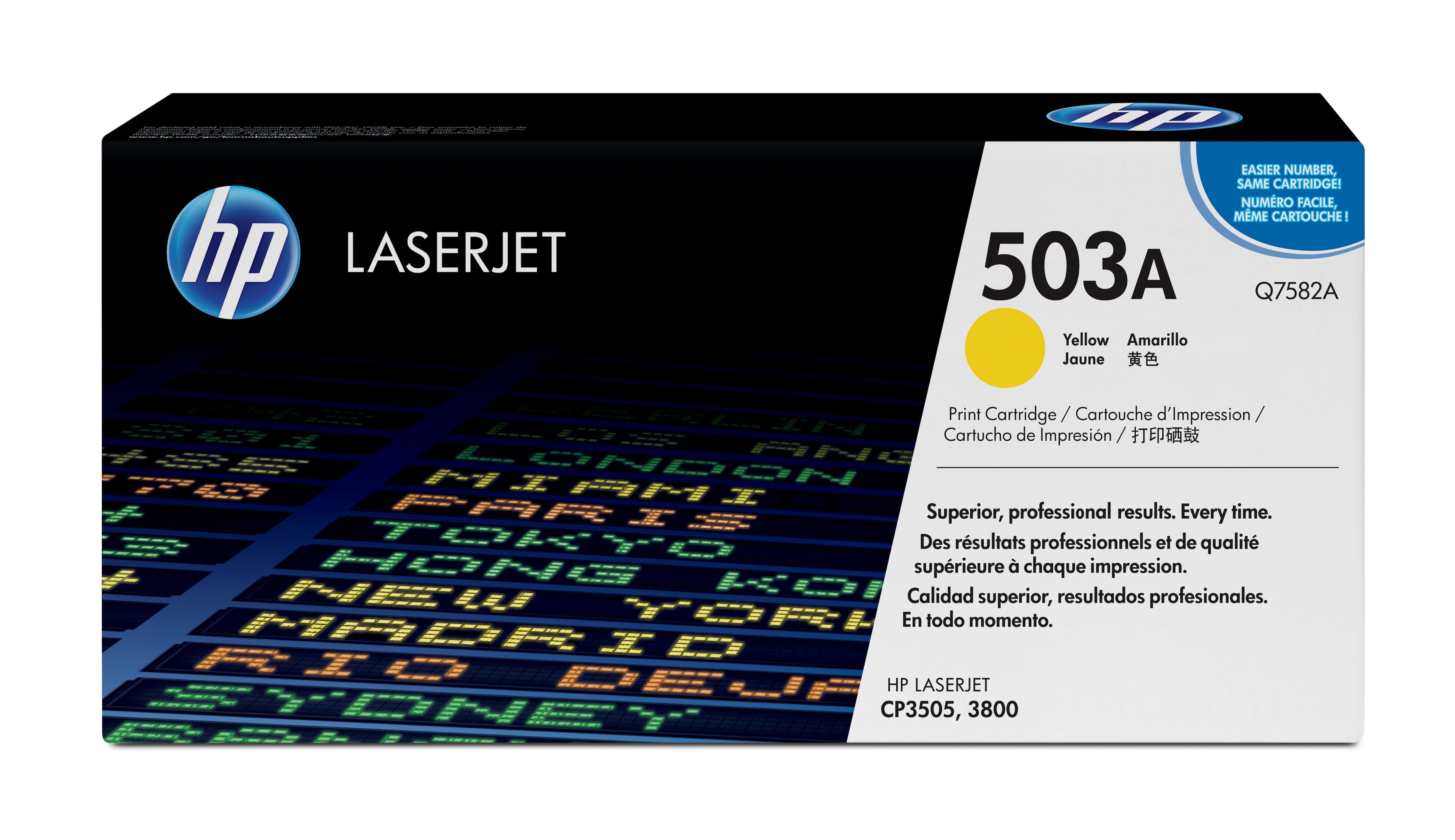 HP 503A - Amarillo - original - LaserJet - cartucho de tóner (Q7582A ) - para Color LaserJet