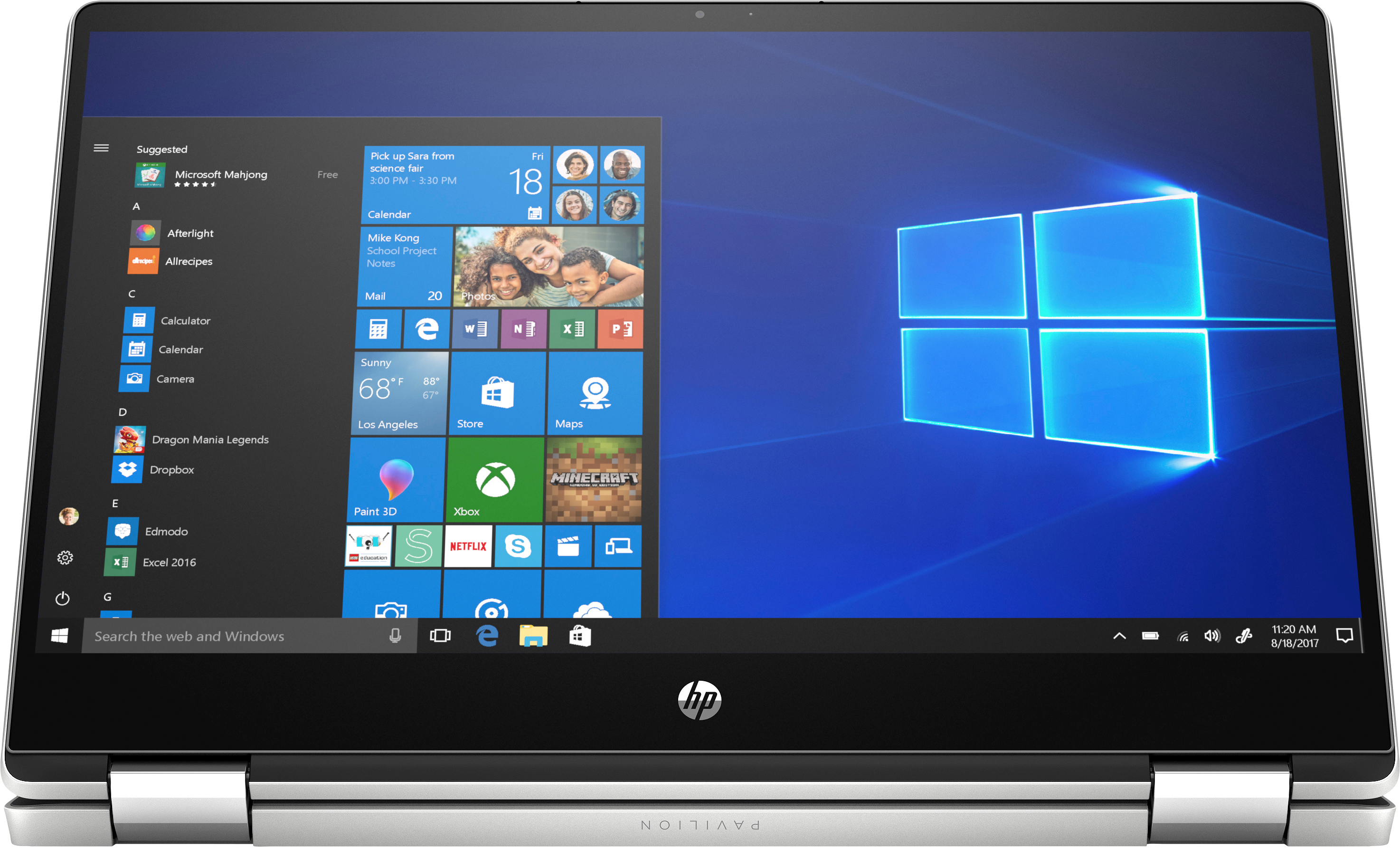 HP Pavilion x360 14-dh0315ng - 14 Zoll - Intel® Core™ i3 i3-8145U - 8 GB - 256 GB - Intel® UHD 620 - Windows 10 Home (32 bit)