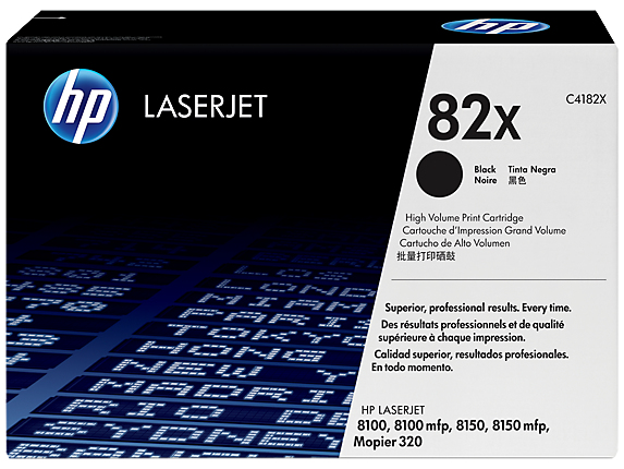 Tóner - HP 82X LaserJet, Negro, C4182X
