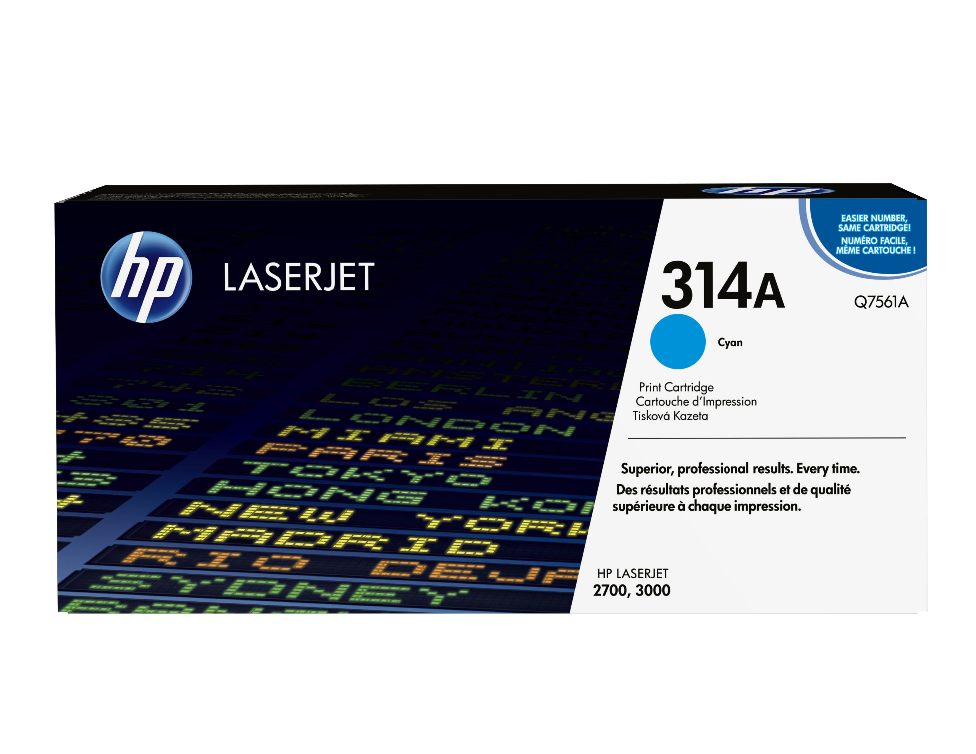 Tóner - HP 314A LaserJet, Cian, Q7561A