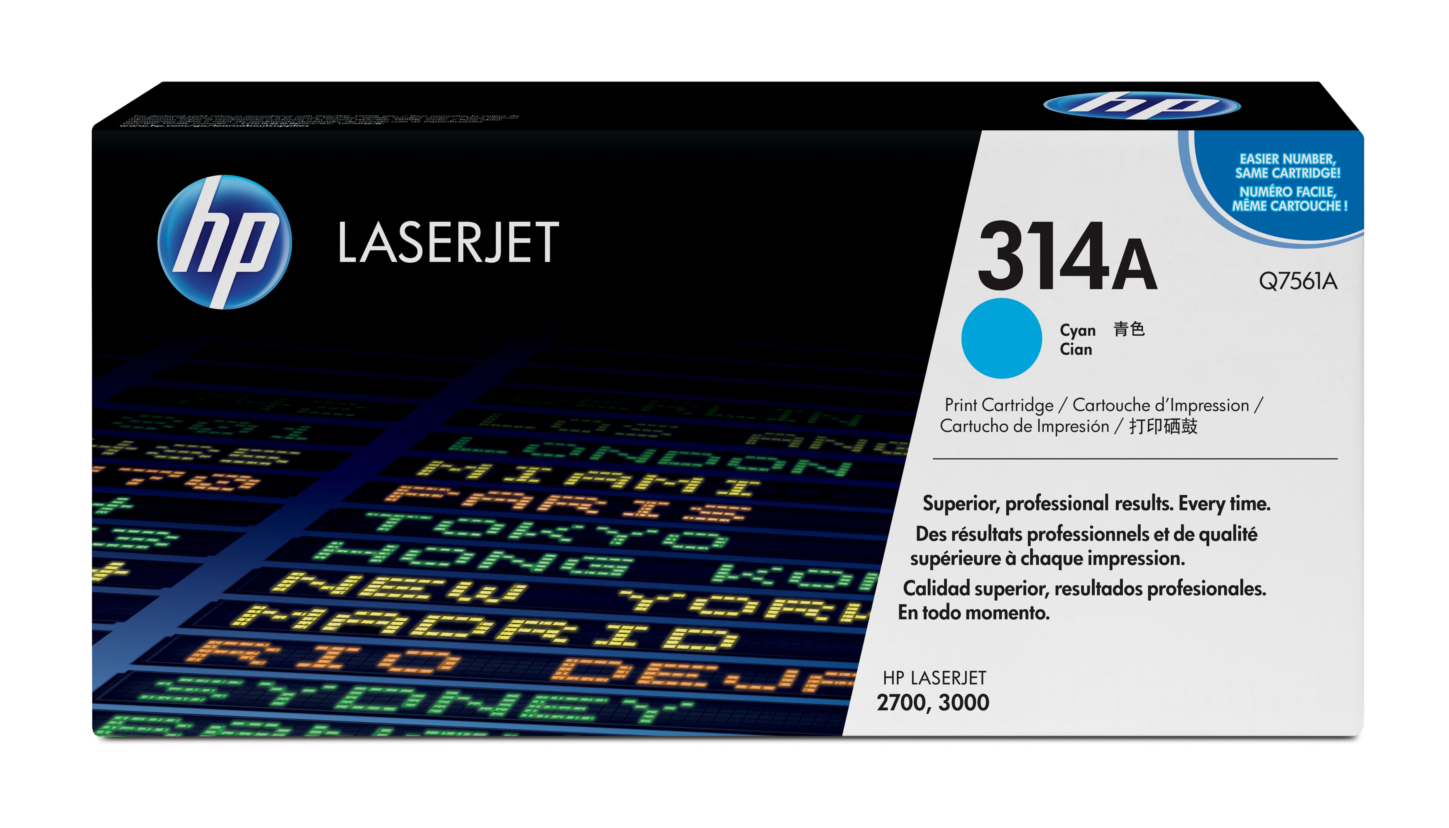 Tóner - HP 314A LaserJet, Cian, Q7561A