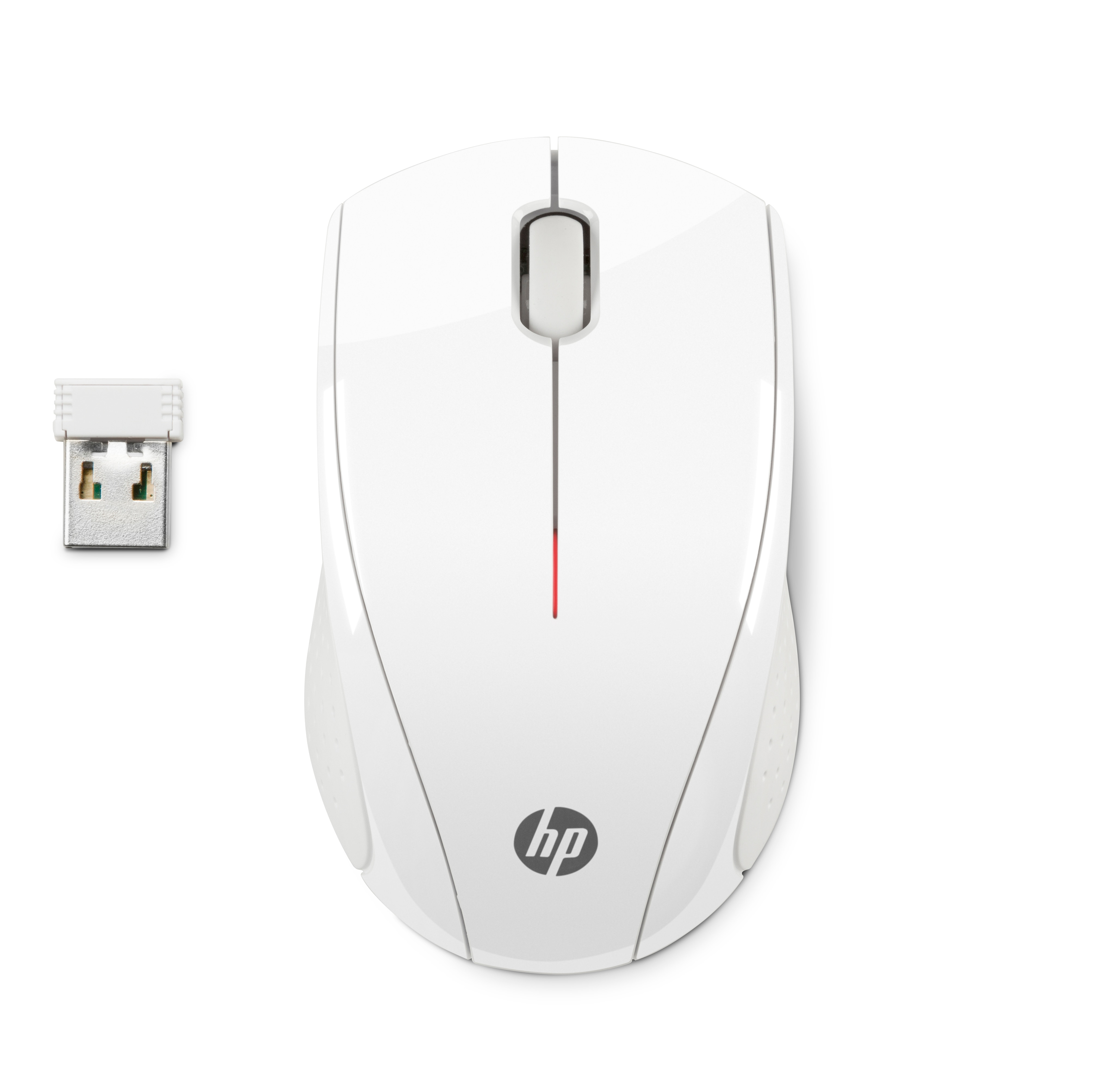 Ratón inalámbrico - HP X3000, 1.200 ppp, Agarres texturizados, Blanco