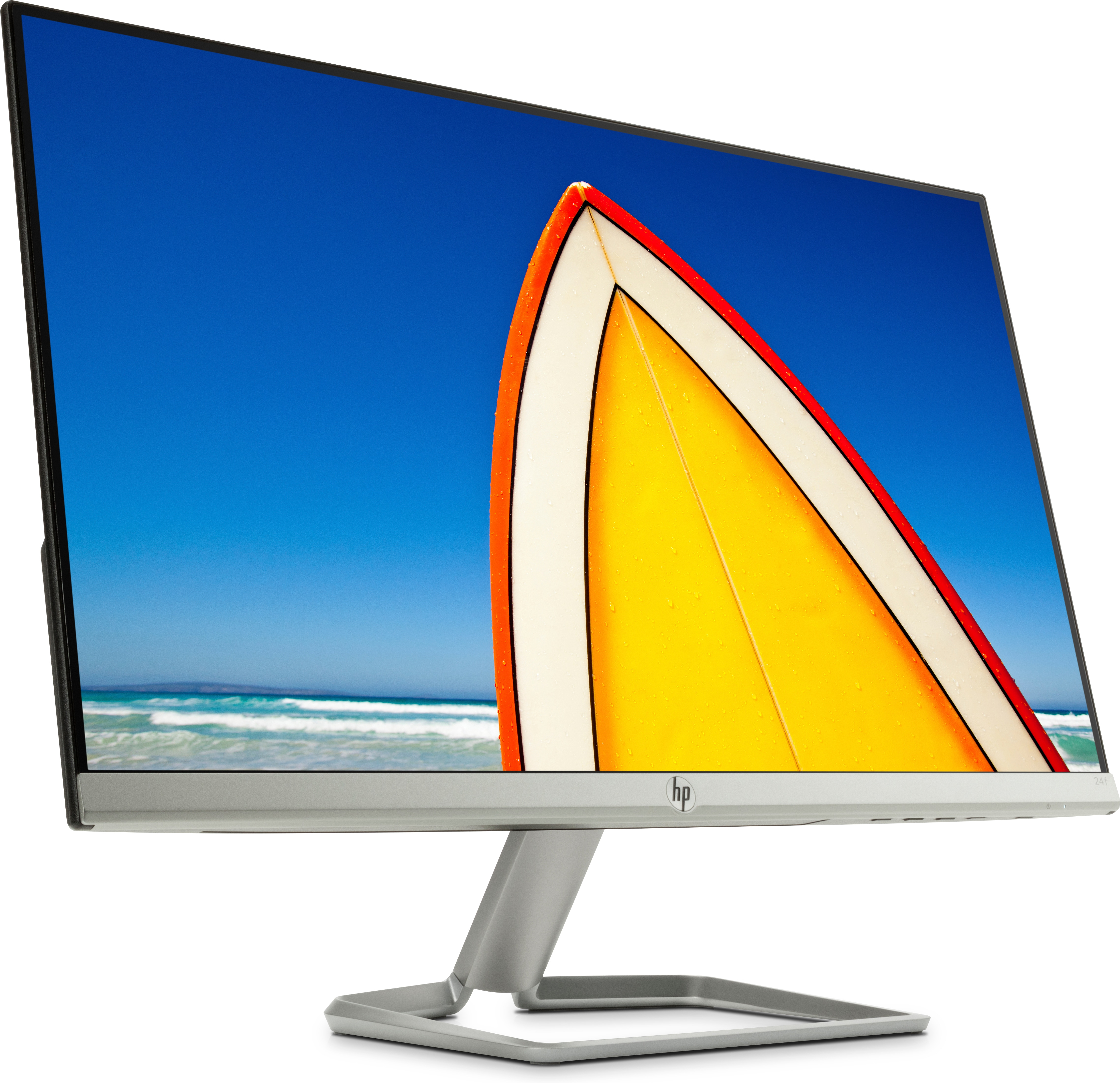 HP Monitor 24f, 23.8 Zoll, schwarz-silber (2XN60AA#ABB) 23,8 Zoll Monitor, Full-HD, 5 ms Reaktionszeit, 300 cd/m², 60 Hz, Silber
