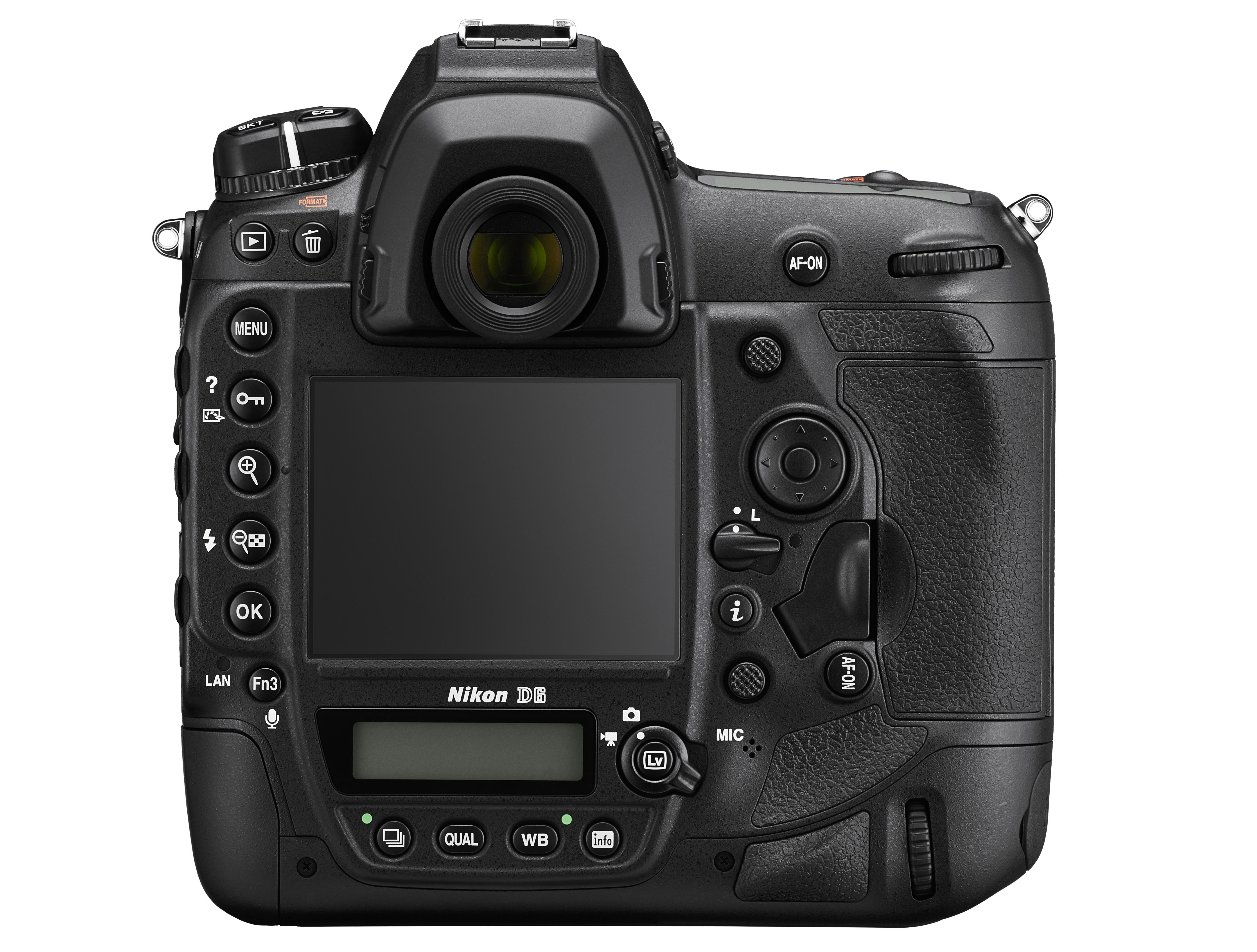NIKON D6 Spiegelreflexkamera, 20,8 Megapixel, Touchscreen Display, WLAN, Schwarz